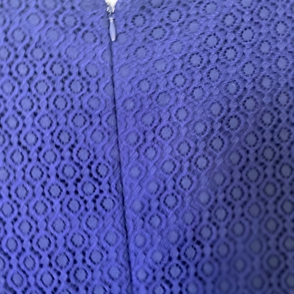 Lane Bryant Blue Lace Feminine Party Holiday Dress with Bell Sleeves Size 16 - Picture 10 of 16